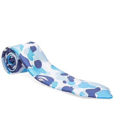 A Bathing Ape Mr. Bathing Ape Abc Tie In Blue