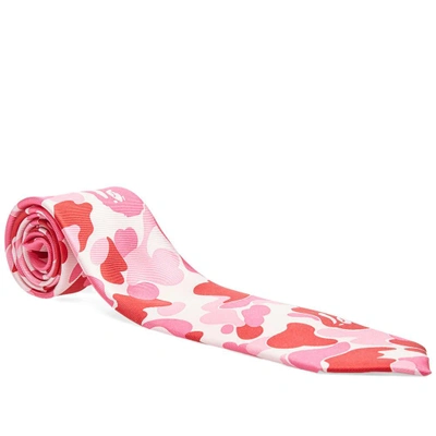 A Bathing Ape Mr. Bathing Ape Abc Tie In Pink