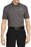 Nike Men's Dri-fit Tour Washed Golf Polo In Grey