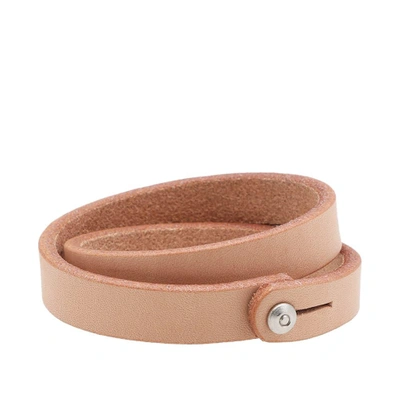 Tanner Goods Double Wrap Wristband In Neutrals