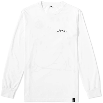 By Parra Long Sleeve Star Struck Tee In White