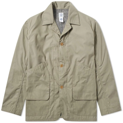 Post Overalls Lined Deer Hunter Jacket In Neutrals