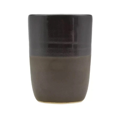 Norden Goods Monhegan Ceramic Candle In Black