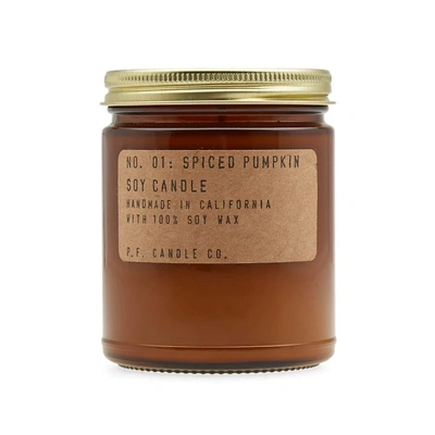 P.f Candle Co. P.f. Candle Co No.01 Spiced Pumpkin Soy Candle In N/a