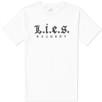 L.i.e.s. Records Digital Hardcore Tee In White