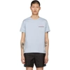 Thom Browne Signature Stripes T In 465 Pale Bl