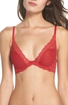 Natori Feathers Underwire Contour Bra In Burnt Red