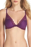 Natori Feathers Underwire Contour Bra In Purple Orchid/ Wine