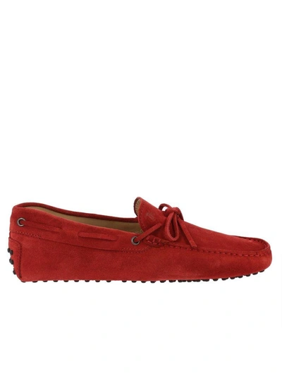 Tod's Loafers Shoes Men Tods In Red