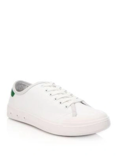 Rag & Bone Standard Issue Canvas Sneakers In White Green