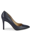 Saks Fifth Avenue Women's Cady Leather Pumps In Navy
