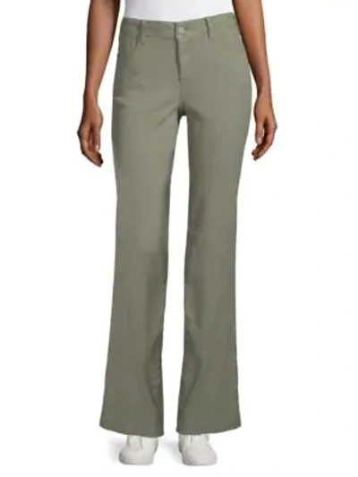 Not Your Daughter's Jeans Wylie Stretch-linen Trousers In Sergeant