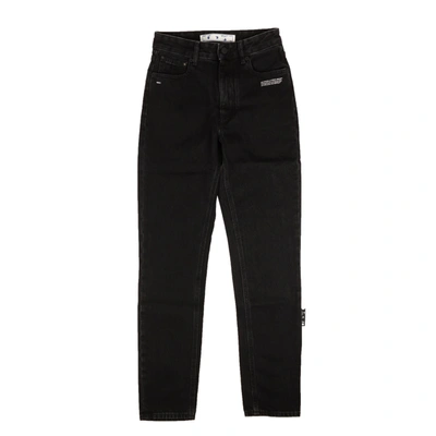 Off-white Black Straight Leg Denim Jeans