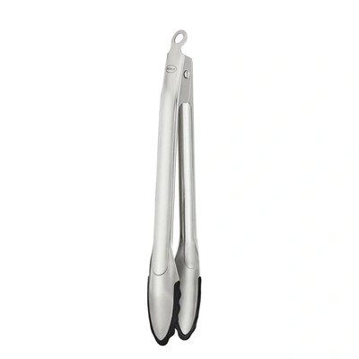 Rosle Stainless Steel And Silicone Locking Tongs, 11.8 Inch In Silver