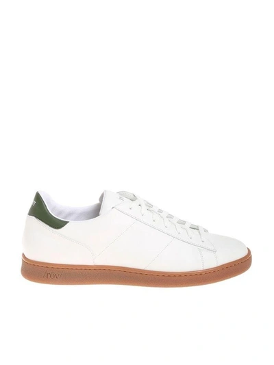 Rov Leather Sneaker In White