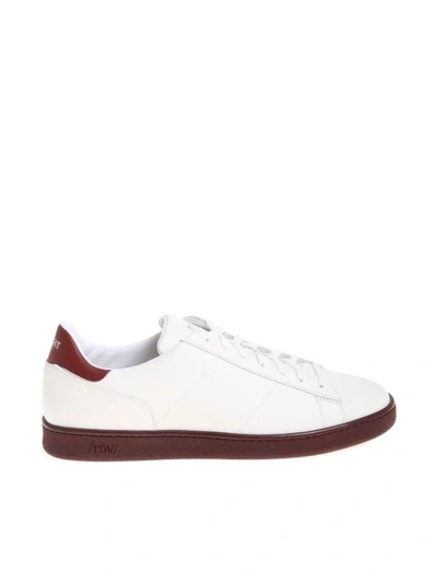 Rov Leather Sneaker In White