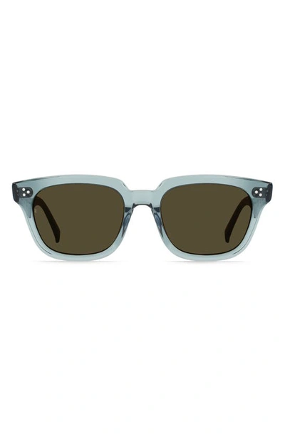 Raen Phonos 53mm Square Sunglasses In Lagoon/ Sequoia