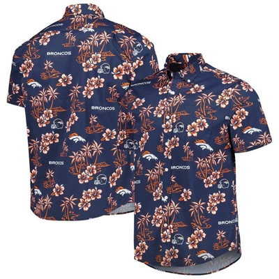 Reyn Spooner Navy Denver Broncos Kekai Button-up Shirt