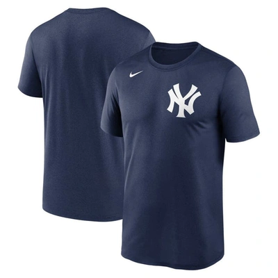Nike Navy New York Yankees New Legend Wordmark T-shirt