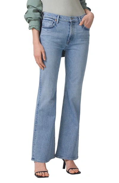 Citizens Of Humanity Isola Mid Rise Flare Jeans In Pegasus