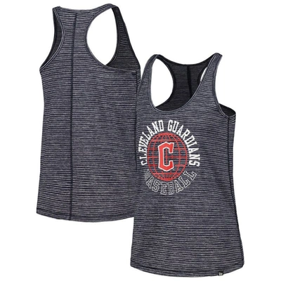 New Era Navy Cleveland Guardians Active Racerback Tank Top