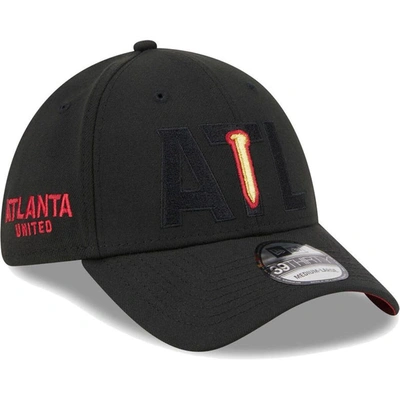 New Era Black Atlanta United Fc Kick Off 39thirty Flex Hat