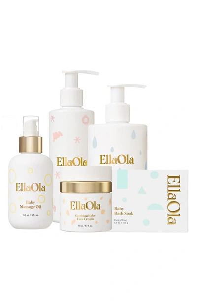 Ellaola The Baby's Ultimate Spa Bundle Set In White