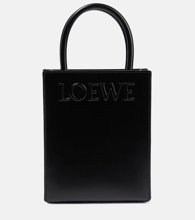 Loewe Black A5 Leather Tote Bag
