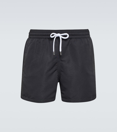 Frescobol Carioca Mens Black Sport Elasticated-waist Recycled-polyester Swim Shorts