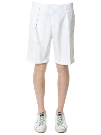 Dondup White Cotton Shorts