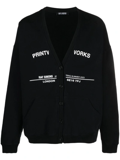 Raf Simons Tour Cardigan In Black