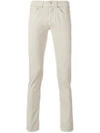 Dondup Schmale 'george' Jeans In Neutrals