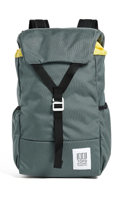 Topo Designs Y-pack Backpack In Charcoal