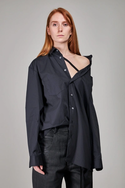 Ann Demeulemeester Nelly Drop Shoulder Shirt Popeline | ModeSens