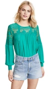 Bb Dakota Newman Top In Pepper Green