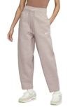 Nike Women's  Sportswear Phoenix Fleece High-waisted Curve 7/8 Sweatpants In Brown