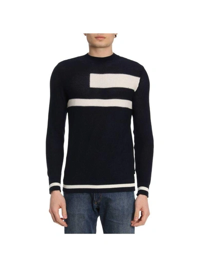Emporio Armani Sweater Sweater Men  In Blue