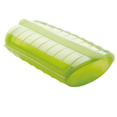 Lekue Steam Case With Tray For 1 To 2 Person In Green