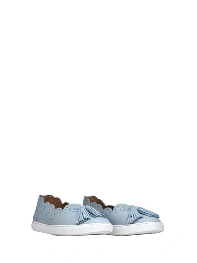 Fratelli Rossetti One Fratelli Rossetti Light Blue Ballerinas In Celeste