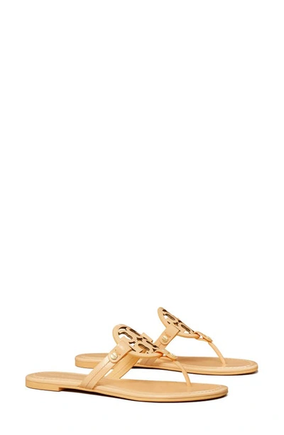 Tory Burch Miller Leather Sandal In Peach Puff