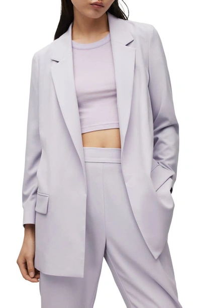 Allsaints Aleida Tri Blazer In Purple