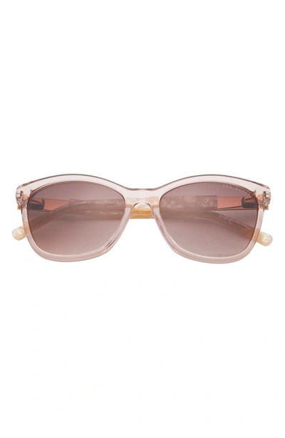 Ted Baker Full Rim Cat Eye Sunglasses In Blush