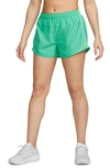 Nike Dri-fit Tempo Running Shorts In Spring Green/ Wlfgry