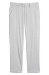 Brax Evans Regular Fit Flat Front Chino Pants In Silver