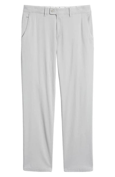 Brax Evans Regular Fit Flat Front Chino Pants In Silver