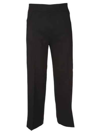 Ql2 Cropped Trousers In Black