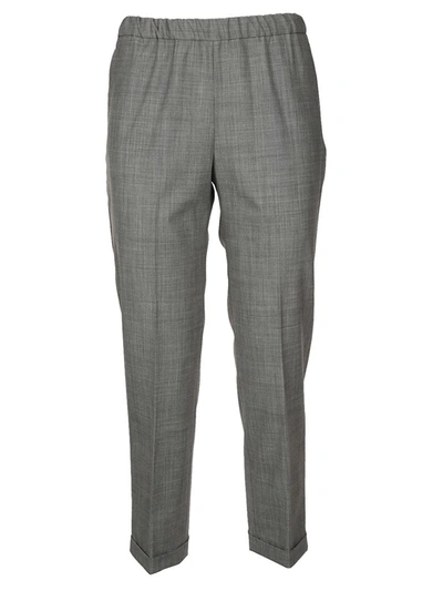 Ql2 Cropped Trousers In Grey
