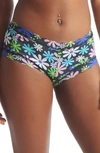 Hanky Panky Floral Print Supima® Cotton Boyshorts In Multicolor