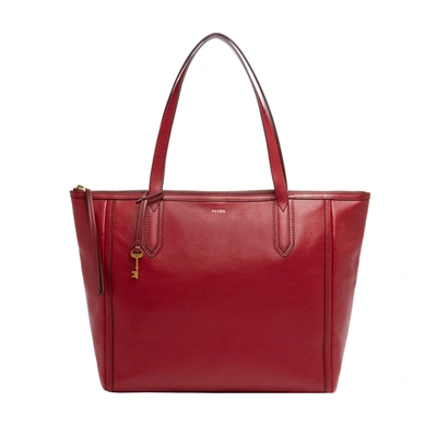 Fossil Women's Sydney Eco Leather Tote In Red