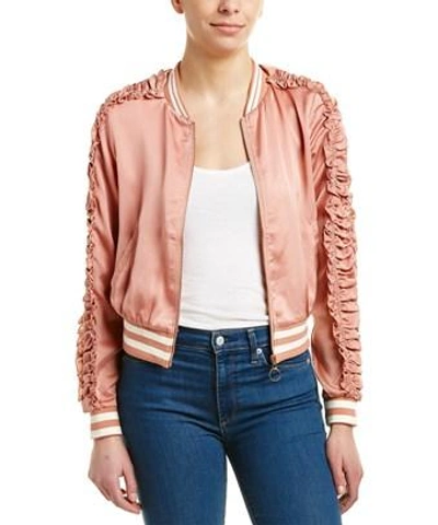 Aiden Track Jacket In Pink